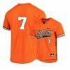 Oklahoma State Cowboys 7 Max Hewitt Orange Elite Baseball Jersey