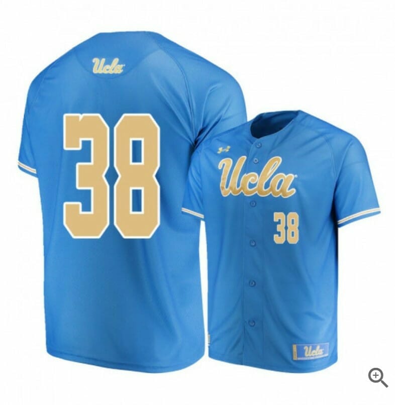 Pat Caulfield Jersey UCLA Bruins Baseball NCAA College Blue Alumni #38