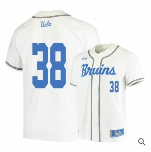Pat Caulfield Jersey UCLA Bruins Baseball NCAA College White Alumni #38