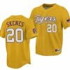 Paul Skenes Jersey LSU Tigers NCAA Baseball 2023 College World Series Champions Gold 20