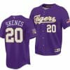 Paul Skenes Jersey LSU Tigers NCAA Baseball 2023 College World Series Champions Purple 20