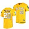 Paul Skenes Jersey LSU Tigers NCAA Baseball 2023 College World Series Gold 20 1