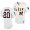 Paul Skenes Jersey LSU Tigers NCAA Baseball 2023 College World Series White 20 2