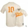 Pete Derkay Jersey Tennessee Volunteers Baseball NCAA College Elite White 10