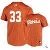 Pete Hansen Jersey Texas Longhorns Baseball NCAA College Elite Orange Alumni 33