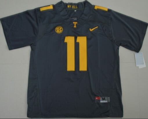 Tennessee Volunteers Joshua Dobbs Jersey #11 Football NCAA Jerseys Gray