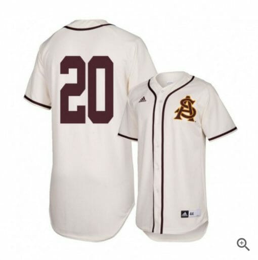 Spencer Torkelson Jersey Arizona State Sun Devils Baseball NCAA College Alumni White #20