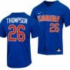 Sterlin Thompson Jersey Florida Gators College Baseball Full Button Royal 26