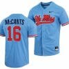 TJ McCants Jersey Ole Miss Rebels College Baseball Blue 16