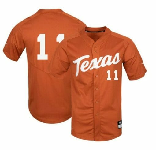 Tanner Witt Jersey Texas Longhorns Baseball NCAA College Orange Alumni #11
