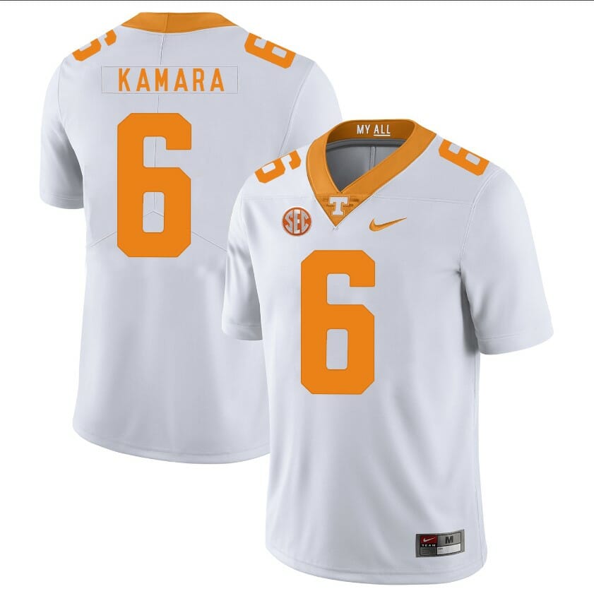Tennessee Volunteers Alvin Kamara #6 Jersey Football NCAA Jerseys Sec Orange