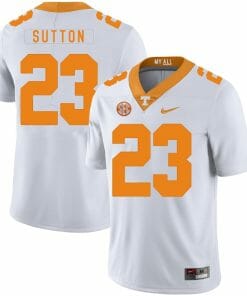 Tennessee Volunteers Cameron Sutton Jersey #23 Football NCAA Jerseys White