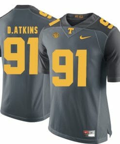 Tennessee Volunteers Doug Atkins Jersey #91 Football NCAA Jerseys Gray