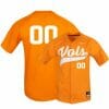 Tennessee Volunteers Elite Orange Custom Name Number Baseball Jersey