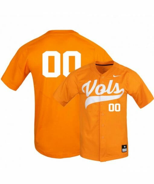 Tennessee Volunteers Elite Orange Custom Name Number Baseball Jersey