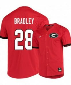 Tucker Bradley Jersey Georgia Bulldogs Baseball NCAA College Red Elite Alumni #28