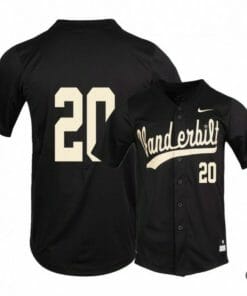 Ty Duvall Jersey Vanderbilt Commodores Baseball NCAA College Black Alumni #20
