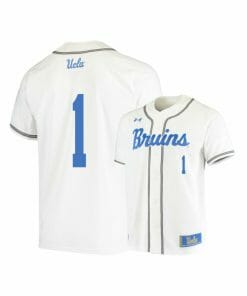 UCLA Bruins 1 Matt McLain White College Baseball Jersey