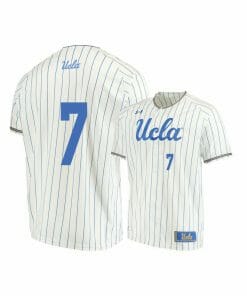 UCLA Bruins 7 JT Schwartz Beige College Baseball Jersey