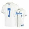 UCLA Bruins 7 JT Schwartz White College Baseball Jersey