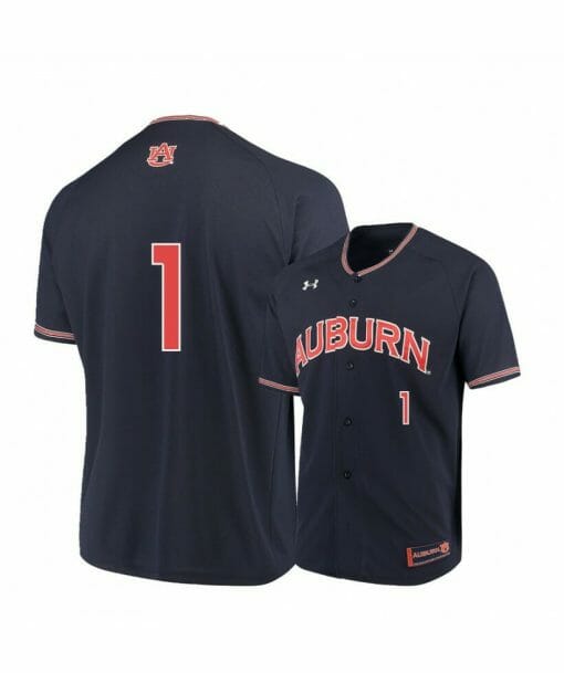 Under Armour Auburn Tigers 1 Judd Ward Navy College Baseball Jersey