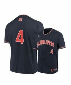 Under Armour Auburn Tigers 4 Rankin Woley Navy Baseball Jersey