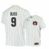 Under Armour Auburn Tigers 9 Ryan Bliss White Blue Baseball Jersey