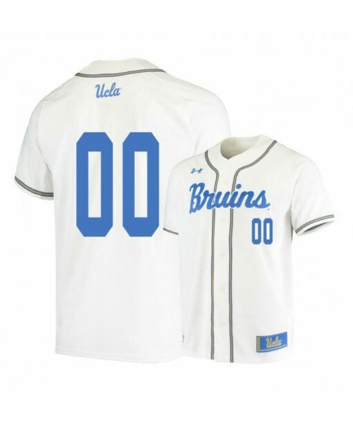 Under Armour UCLA Bruins White Custom Name Number Baseball Jersey