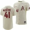 Will McEntire Jersey Arkansas Razorbacks College Baseball Full Button Natural 41