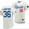 Wyatt Langford Jersey Florida Gators 2023 College World Series White 36 Replica NCAA Baseball