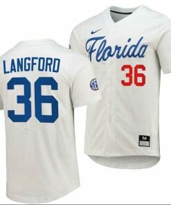 Wyatt Langford Jersey Florida Gators 2023 College World Series White #36 Replica NCAA Baseball