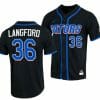 Wyatt Langford Jersey Florida Gators College Baseball Full Button Black 36