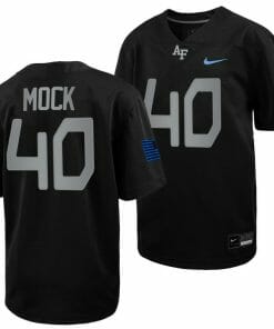 Air Force Falcons Alec Mock Jersey #40 Football 2022 Space Force Rivalry Alternate Black