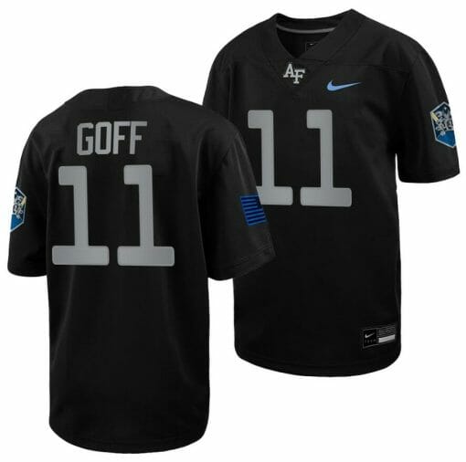 Air Force Falcons Camby Goff Jersey #11 Football 2022 Space Force Rivalry Alternate Black
