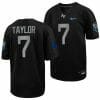 Air Force Falcons Trey Taylor Jersey 7 Football 2022 Space Force Rivalry Alternate Black