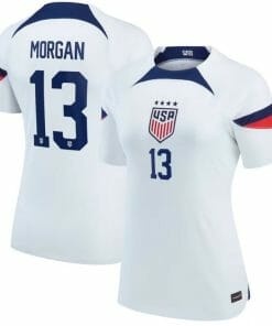 Alex Morgan Jersey USWNT 2022-23 Home Breathe Stadium Replica White