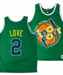 Arizona Wildcats Caleb Love Jersey #2 1997 NCAA Champions Final Four Green