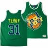 Arizona Wildcats Jason Terry Jersey 31 1997 NCAA Champions Final Four Green
