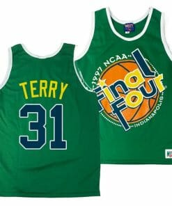 Arizona Wildcats Jason Terry Jersey #31 1997 NCAA Champions Final Four Green