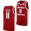 Arkansas Razorbacks El Ellis Jersey 3 College Basketball Red