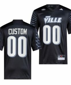 Custom Louisville Cardinals Jersey Name and Number College Football 2023 Premier Black