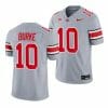 Denzel Burke Jersey Ohio State Buckeyes 10 2023 Alternate Gary Limited Football