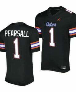 Florida Gators Ricky Pearsall Jersey #1 Alternate Game Black 2023 Salute To Service Uniform