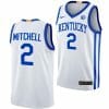 Kentucky Wildcats Tre Mitchell Jersey 2 College Basketball White 2022 23