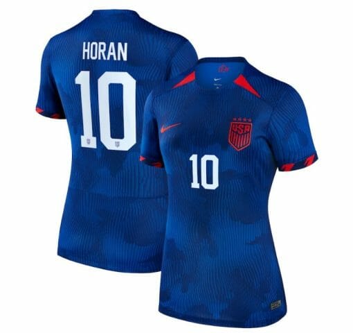 Lindsey Horan Jersey USWNT 2023 Away Replica Royal