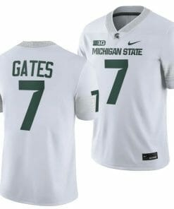 Michigan State Spartans Antonio Gates Jersey #7 College Football White 2023 Game