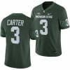 Michigan State Spartans Nathan Carter Jersey 3 College Football Green 2023 Game