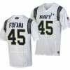 Navy Midshipmen Daba Fofana Jersey 45 College Football 2023 Aer Lingus Classic White Replica
