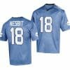 North Carolina Tar Heels Bryson Nesbit Jersey 18 College Football 2023 Replica Blue