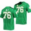 Notre Dame Fighting Irish Joe Alt Jersey 76 College Football Kelly Green 2023